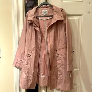 Cole Haan Packable Hooded Rain Jacket Womens Brand new w/ tags Size L